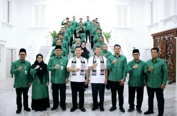 Silaturahmi Ketua LBIQ beserta jajaran dengan Pj Gubernur DKI Jakarta, Teguh Setyabudi, di dampingi Sekda DKI, Marullah Matali, Rabu (19/2/2025).