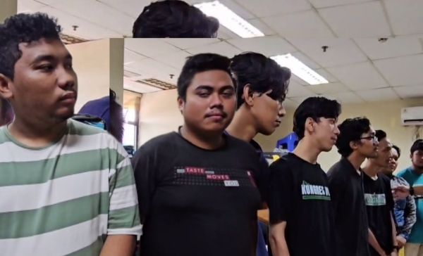 Inilah tampang pelaku perusak gedung DPRD Kota Bekasi dalam demo anarkis yang berhasil ditangkap Polres Metro Bekasi