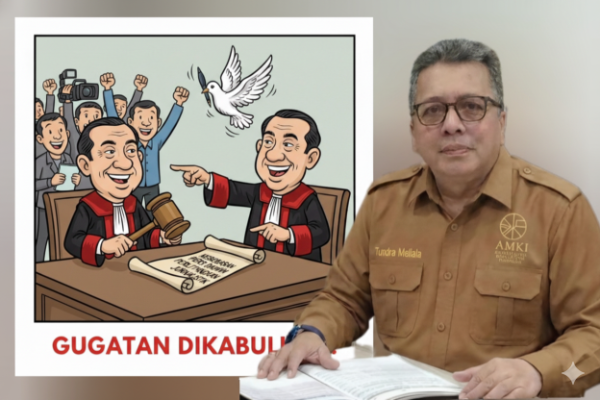 Ilustrasi Pasca  Putusan Mahkamah Konstitusi Tentang perlindungan Karya jurnalistik, kebebasan pers sebagai pilar demokrasi. (Foto.Dok.Sp)