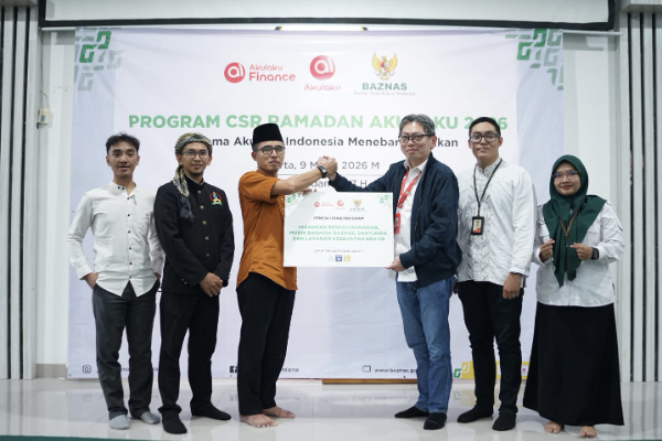 Akulaku Group bersama BAZNAS RI menggelar program CSR Ramadan 2026 dengan memberikan pelatihan sablon dan pembagian Hidangan Berkah Ramadan bagi anak-anak binaan LPKA Kelas II Jakarta.