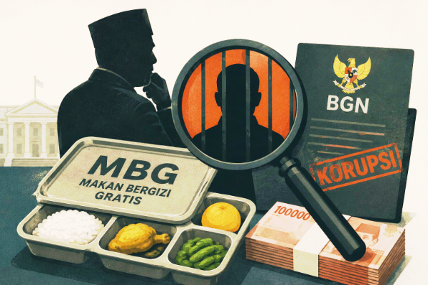Kasus dugaan korupsi di Badan Gizi Nasional memicu desakan evaluasi menyeluruh Program Makan Bergizi Gratis agar tetap tepat sasaran, transparan, dan sesuai tujuan awal pemerintah.