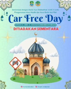 Pemkot Bekasi Umumkan Liburkan Car Free Day Selama Bulan Suci Ramadhan