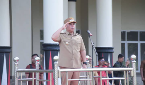Hari Pertama Masuk Kerja, Bupati Palas PMA Pimpin Apel Gabungan Perdana