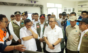 Wali Kota Bekasi Dampingi Kunjungan Menteri dan Gubernur DKI Bahas Soal Sampah Dan Banjir