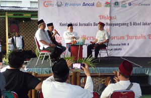 Forum Jurnalis Betawi Gelar Diskusi Dan Bukber Songsong Lima Abad Kota Jakarta