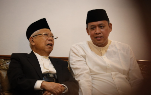 Wali Kota Bekasi Hadiri Halal Bihalal PCNU Bersama Mantan Wapres KH. Ma’ruf Amin