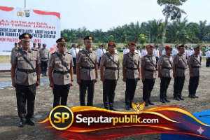 Kapolres Padang Lawas Pimpin Pelantikan dan Sertijab Pejabat Utama hingga Kapolsek Sosopan