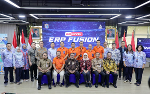 Rano Karno Resmikan ERP Fusion PAM Jaya, Percepat Transformasi Layanan Air Bersih Jakarta