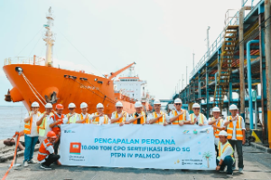 PTPN IV PalmCo Raup USD 10,5 Juta dari Penjualan CPO Bersertifikasi RSPO