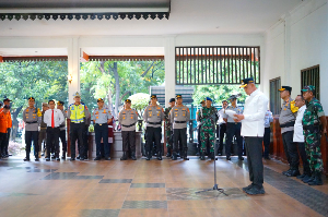 Pimpin Apel Gabungan Pengamanan Mudik Lebaran 2026, Walikota Bekasi Sampaikan Amanat Kapolri