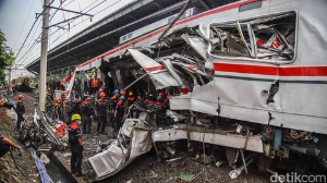 10 Korban Tewas Kecelakaan Maut Kereta Api di Bekasi TerIdentifikasi. Ini Daftarnya !