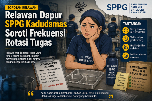 Relawan Dapur SPPG Kadudamas Soroti Frekuensi Rotasi Tugas