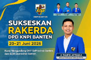 Rakerda I KNPI Banten Sukses Digelar, Ketua Panitia A. Taufik Apriana Apresiasi Dukungan Semua Pihak