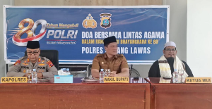 Wakil Bupati Padang Lawas Hadiri Doa Lintas Agama Hari Bhayangkara ke-80, Perkuat Sinergi Jaga Kamtibmas