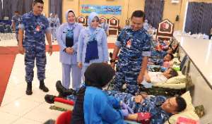 Sambut Hari Bakti ke-79 TNI AU, Lanud Halim Perdanakusuma Gelar Donor Darah untuk Kemanusiaan
