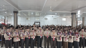 225 Mahasiswa FKIP UNDHARI Resmi Dikukuhkan sebagai Pembina Pramuka Mahir, Siap Cetak Generasi Unggul Era Society 5.0