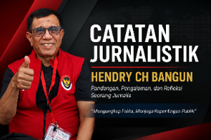 Catatan Jurnalistik Hendry Ch Bangun Masuk Pesawat Via Truk Katering