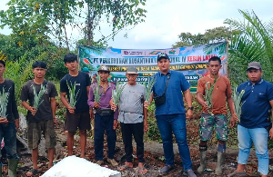 PTPN IV PalmCo Salurkan 1.500 Bibit Nanas untuk Tingkatkan Pendapatan Warga di Dua Desa Jambi