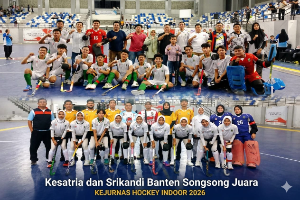 Kejurnas Hockey Indoor 2026: Tim Putri Banten Lolos Final, Tim Putra Melaju ke Semifinal