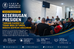 Diskusi FWK Soroti Karhutla, Pemerintah Didorong Segera Siapkan Anggaran Darurat