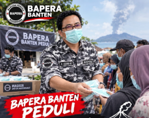 Rakerda II BAPERA Banten Digelar Besok, Fahd Siapkan 10.000 Masker untuk Warga Terdampak Krakatau