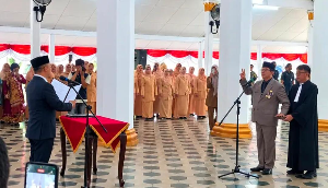 Lantik Halson Nainggolan Jadi Sekda Lebak, Bupati Hasbi Tegaskan ASN Harus Berani, Profesional, dan Berintegritas