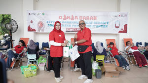 HUT RI ke-81, PTPN IV Regional III Kumpulkan 81 Kantong Darah di Pekanbaru
