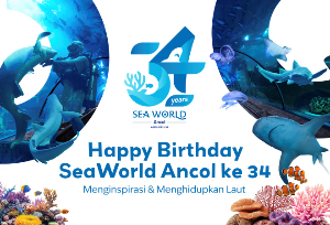 HUT ke-34 Sea World Ancol Hadirkan Audio Guide Pinalle, Jelajah Dunia Laut Kini Makin Interaktif