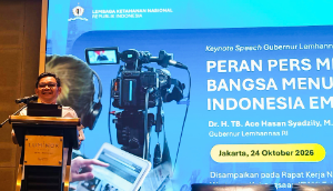 Gubernur Lemhannas Peringatkan Perang Narasi Global, Pers Dituntut Perkuat Verifikasi