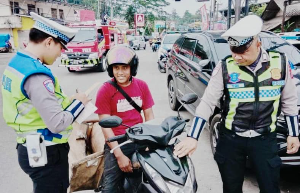 Operasi Patuh Maung 2026 di Lebak: Polisi Tertibkan Losbak, Pengendara Tanpa Helm, dan Truk ODOL